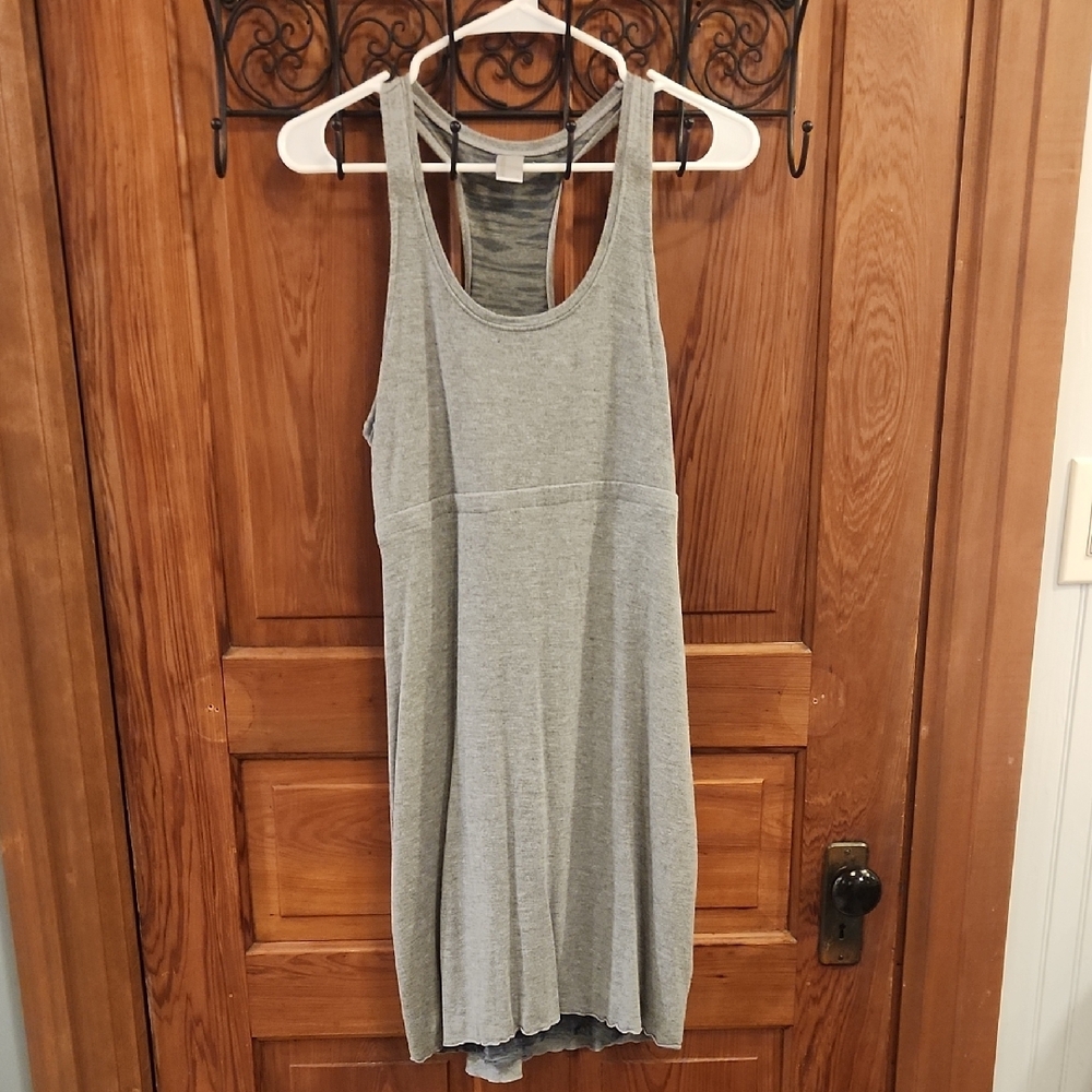 Mondetta Gray High Low Sundress Sleeveless